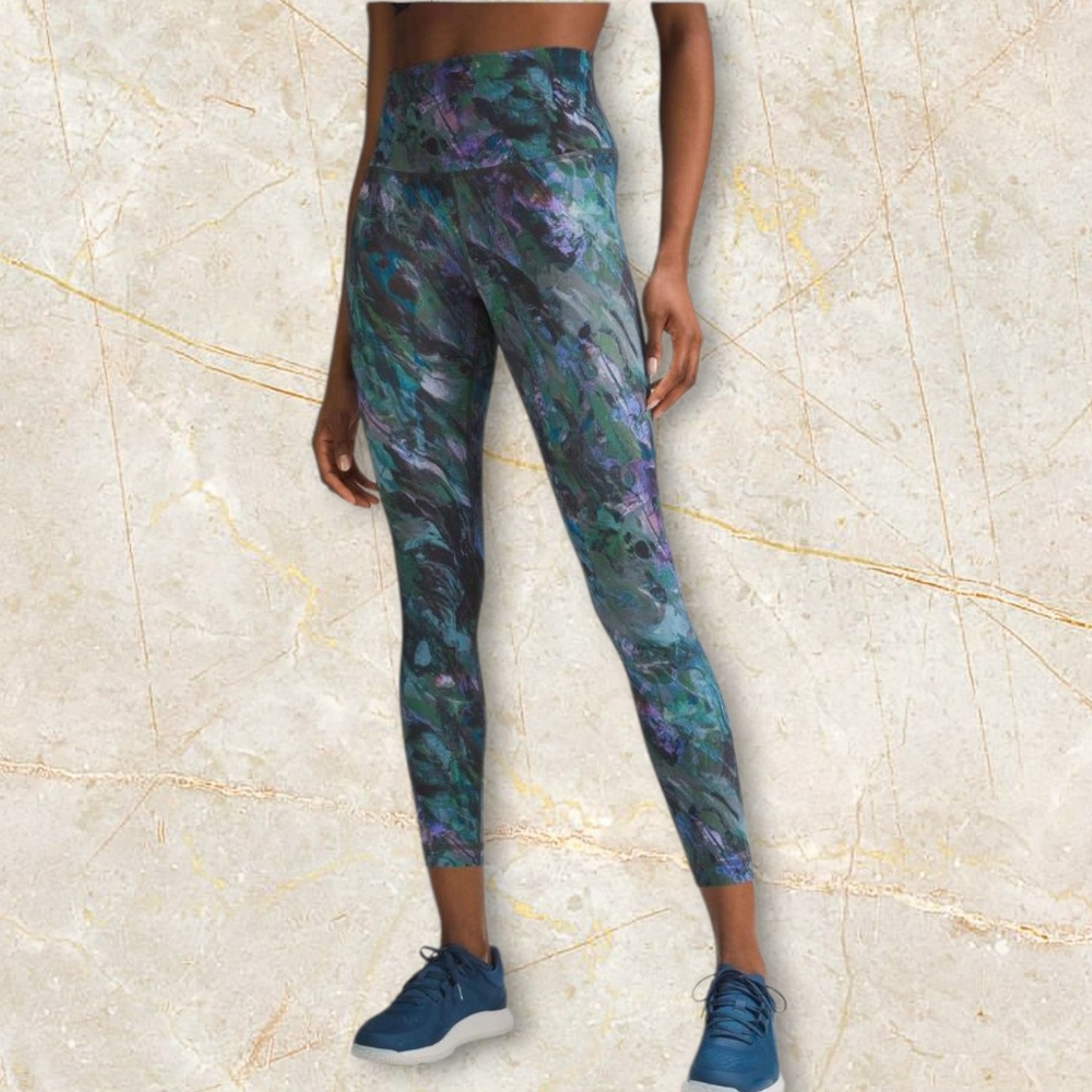 Lululemon Athletica Multicolor High-Waisted Leggings